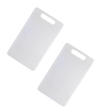 Imagem de 2un Tabua De Corte Carne Churrasco Higiénica Pvc Branca 30cm - Clink