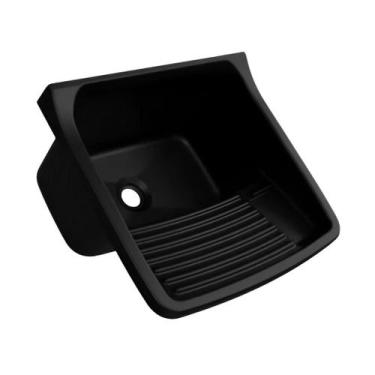 Imagem de Tanque De Plastico 22 Litros Para Lavar Roupas Astra ,  Preto