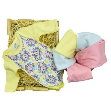 Imagem de Kit Body Bebê 2 peças com Body e Mijão (Culote) Menina - Brasileira, G