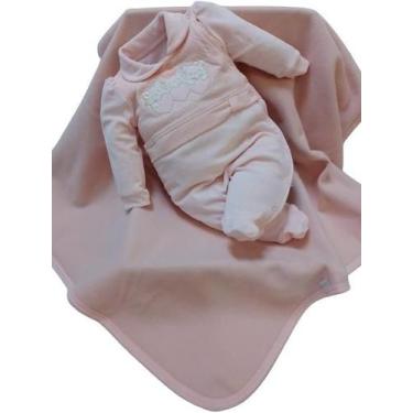 Imagem de Kit Saída Maternidade Plush Bebê Menina LeBhua Paraiso 14400 - Le Bhua