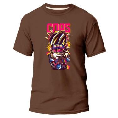 Imagem de Camiseta Algodão Premium Estampa Digital Robo Nerde Raios - NoBrand, M