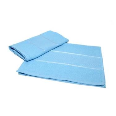Imagem de Toalha de Rosto Para Pintura Ponto Russo 30x50cm - Dugu, Azul 