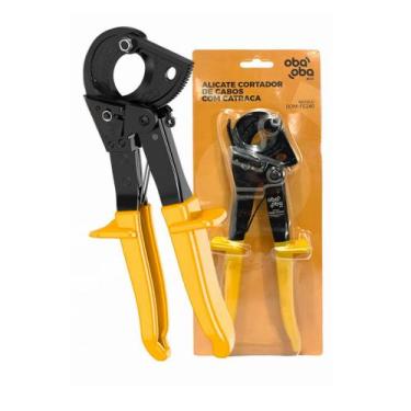 Imagem de Alicate Cortador de Cabos Com Catraca Regulável 240mm - OBA OBA