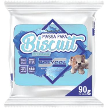 Imagem de Massa de Porcelana Fria Biscuit 90G Azul Claro - Caixa com 12 Unidades