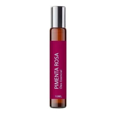 Imagem de Óleo Essencial Pimenta Rosa 10ml Roll On - Puro E Natural - Essência d