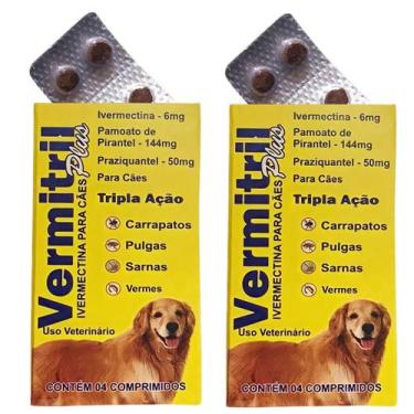 Imagem de Comprimidos Mastigáveis Anti Carrapato, Pulga, Verme e Sarna Vermitril