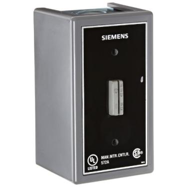 Imagem de Siemens MMSKG3 Interruptor HP fracionário, único e trifásico, caixa de uso geral NEMA tipo 1, montagem em superfície, tipo operador de tecla, recurso de interruptor padrão, 2 polos