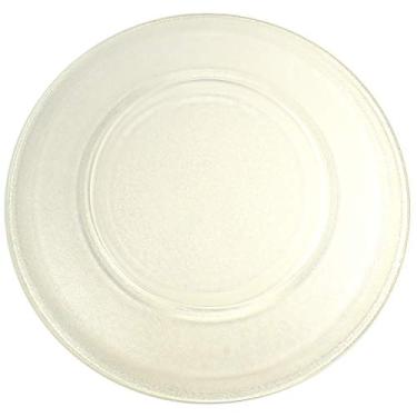 Imagem de HQRP Bandeja giratória de vidro de 40,6 cm compatível com LG 3390W1G006B LRM2060ST LSRM2010ST LSRM205ST MS2045KSZ MS2046WSL LMC2075ABD LSRM2085ST UPRM3010ST Placa de cozinha para forno micro-ondas