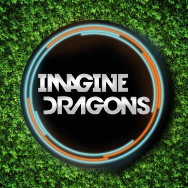 Imagem de Painel Neon Led Imagine Dragons Decoração Música Estúdio - OntheLight