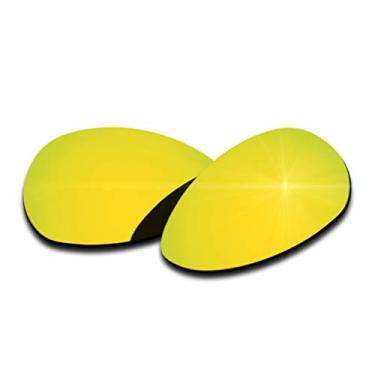 Imagem de Lentes de reposição polarizadas para óculos de sol Oakley Crosshair S - revestimento espelhado dourado 24K, Revestimento espelhado de ouro 24k, Variation
