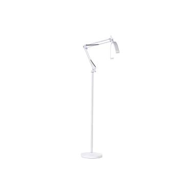 Imagem de Luminaria chão articulada led 3 cores de luz meia lua manicure estetica abajur de chão 10 intensidades (Branco)