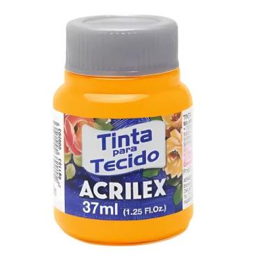 Imagem de Tinta Para Tecido Acrilex Fosca 37ml Escolha a Cor, 505 - AMARELO OURO