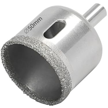 Imagem de Serra Copo Diamantada Refrigerada 50mm Porcelanato Vidro Mármore | Fertak