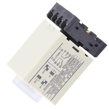 Imagem de Relé Temporizador de Atraso de Energia, Controle de Botão Ajustável, CA 220V, Função de Ativação, Controle de Automação
