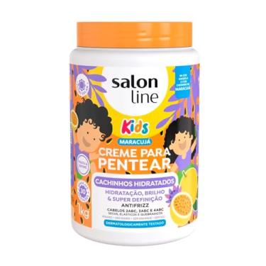 Imagem de Salon Line, Creme para Pentear, Maracujá, Cachinhos Hidratados, Vegano - Para Cabelos Ondulados, Cacheados e Crespos, Salon Line, 1kg