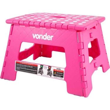 Imagem de Banqueta Plástica Multiuso Dobrável 150KG 220mm Várias Cores VONDER, R