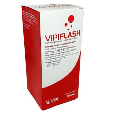 Imagem de Acrílico líquido 250ml Vipi Flash Dentsply Auto Reparos Gerais Odonto 
