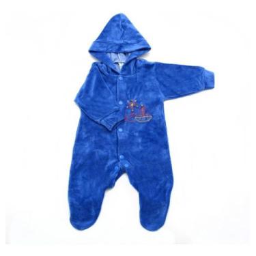 Imagem de Kit C/2 Macacão De Plush Bordado de Bebê- 165 - elefante colore, Menin