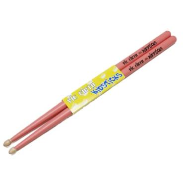Imagem de Vic Firth Palitos infantis com acabamento rosa