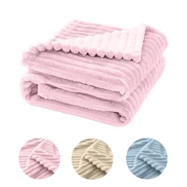 Imagem de Cobertor Manta Bebê Wave Berço Duplo Antialérgico Rosa - Neném Na Nuve