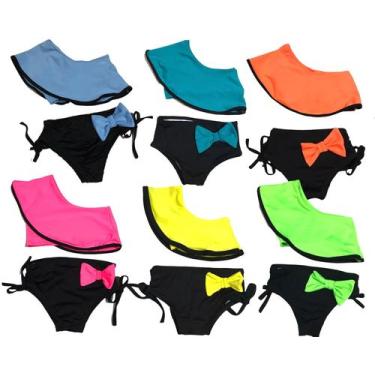 Imagem de Biquíni infantil juvenil blogueirinha - Kids, Azul, 2 