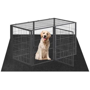 Imagem de Tapete de cercadinho de cachorro, forro de almofada de caixa de cachorro para treinamento de canil sob gaiola de animais de estimação tapete absorve à prova d'água antiderrapante reutilizável almofada