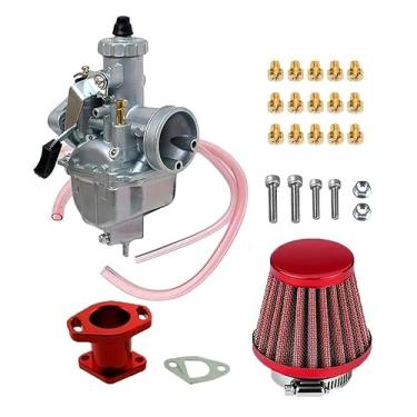 Imagem de Mingdun Kit de filtro de ar de 26 mm de tubo de admissão de desempenho do carburador VM22 para predador de carga 212cc GX200 6,5hp motor 196cc Clones Mini Bike Go Kart