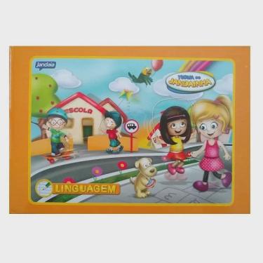 Imagem de Jandaia Caderno Brochura 1/4 Capa Dura Linguagem 40 Folhas Paisagem 200x140mm FSC