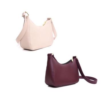 Imagem de Kit 2 Bolsas Femininas Mini Bag Clutch Compacta Tiracolo - A L COMERCI