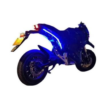 Imagem de Luzes de Sinalização LED para Motocicleta - 2 Peças com DRL Fluindo, 6