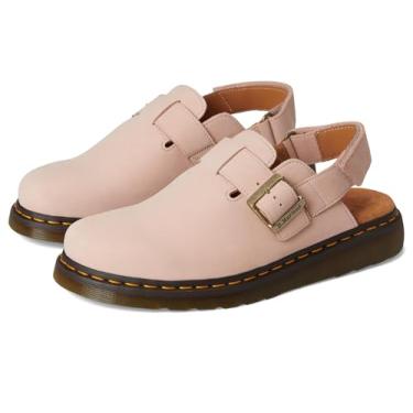 Imagem de Dr. Martens Tênis masculino Jorge II Suede Slingback Mules, Pó rosa, 14 Women/13 Men