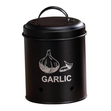 Imagem de Bothyi Lata de armazenamento de cozinha Batata e armazenamento de cebola aço carbono para despensa de armazenamento de vegetais para decoração de, S