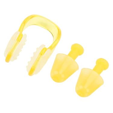 Imagem de Tampões para Os Ouvidos Com Clipe para o Nariz, Protetores para Os Ouvidos Macios, Fáceis de Encontrar e que Não Caem para Surfar, Ler e Dormir, Construção de Aeronaves para Ioga