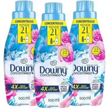Imagem de Amac rou downy 4x brisa de verao 500ml kit com 3 - P&G