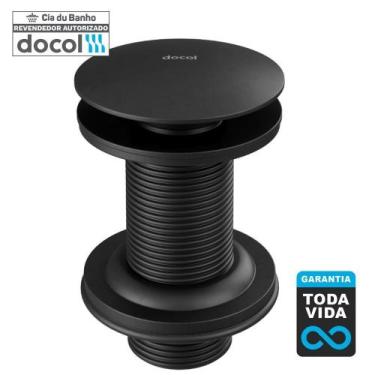Imagem de Válvula Saída D'Água Click-Clack 7/8 Onix Docol 009224Ce