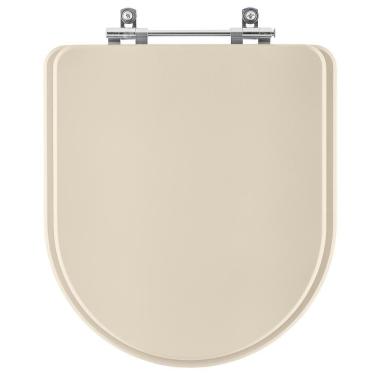 Imagem de Assento Sanitário Poliéster Duomo Plus Amendoa Para Vaso Deca