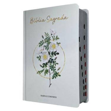 Imagem de Bíblia Sagrada Pentecostal Letra Hipergigante Harpa Corinhos Evangélica