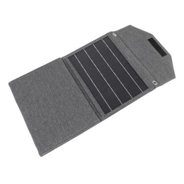 Imagem de Painel Solar Dobrável Monocristalino 80W, Carregamento Externo Leve para Laptop para Tablets, 2 Portas USB, Design Portátil para Camping, Geradores Solares