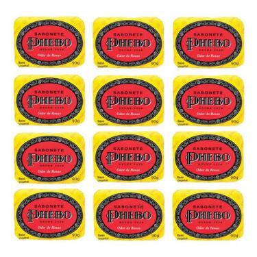 Imagem de Kit Sabonete Phebo Odor de Rosas 90g Glicerina Vegetal