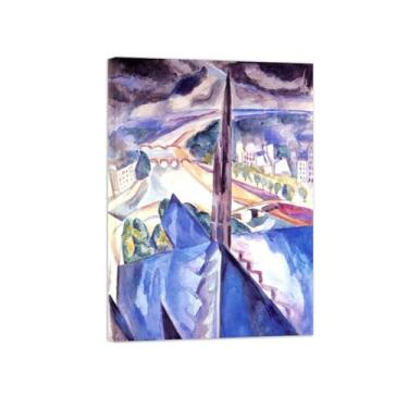 Imagem de Imagem Abstrata Arte Parede Pintura-Impressões Modernas-Spire-Famoso Pôster para Sala de Estar 50x70cm-19x27in Tela Embrulhada