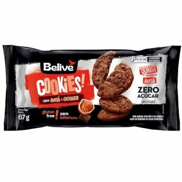 Imagem de Cookie de Avelã e Chocolate Sem Glúten Sem Açúcar Sem Lactose Sem Leite Belive 67g - 4 unidades por pacote