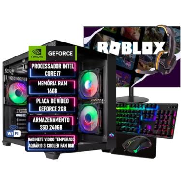 Imagem de PC Gamer Completo I7 RAM 16GB SSD 240GB GEFORCE 2GB + Kit Gamer + Adaptador Wi-fi – ADVANCEDTECH
