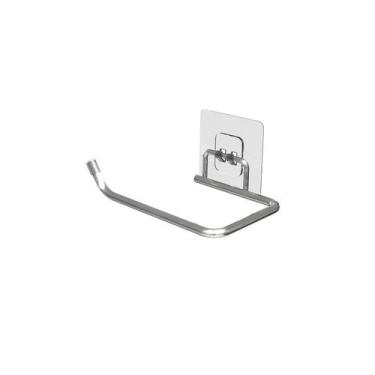 Imagem de Porta Papel Higiênico Banheiro com Adesivo - Stolf, Cromado