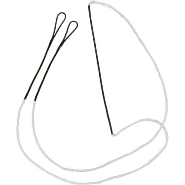 Imagem de Cordas de arco para tiro com arco - AMO 157,5 cm em 14 fios, corda de substituição de corda de arco recurvo para arco longo tradicional, Fast Flight Plus Bow String para arco recurvo, equipamento