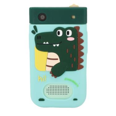 Imagem de Câmera de Dinosaur Kids, 48MP 1080p FHD 2,8 Polegadas Tela de Toque Câmera Digital Câmera Câmera Câmera de Câmera de Music Player Para 3 4 5 6 7 8 9 Anos Meninos