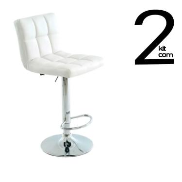 Imagem de Conjunto 2 Banquetas Recife Branca
