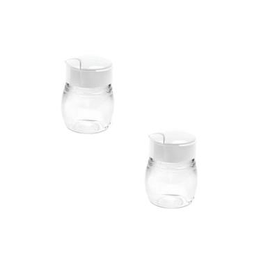Imagem de Conjunto de Saleiro e Pimenteiro de Vidro C/ Tampa de Plástico 80ml - 