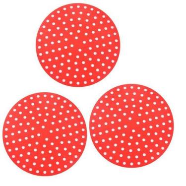 Imagem de Kit 3 Tapetes Airfyer Protetor Silicone Antiaderente 19Cm - Class Home