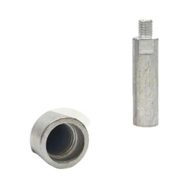 Imagem de Adaptador de Rosca M14 para M10 - Barra de Extensão para Politriz e Li