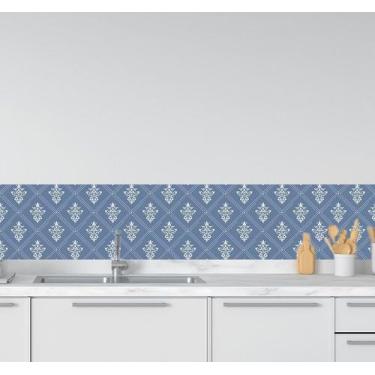 Imagem de Adesivo de Parede Azulejo Português Desenhos para Cozinha etc - Gaudes